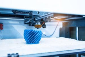 3D printer printing a product